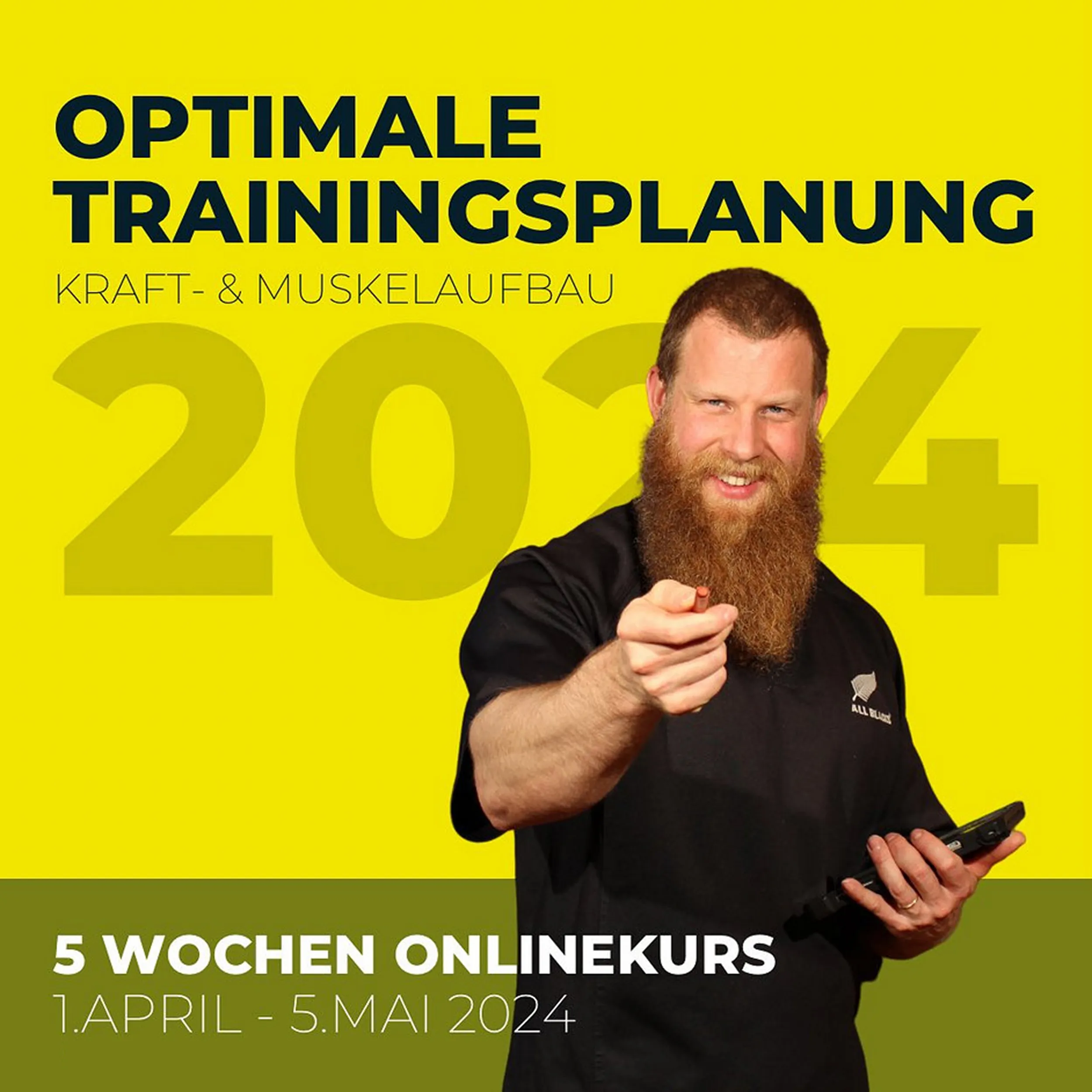 Volkers 5 Wochen online-Seminar für optimale Trainingsplanung von Dozent Alexander Pürzel