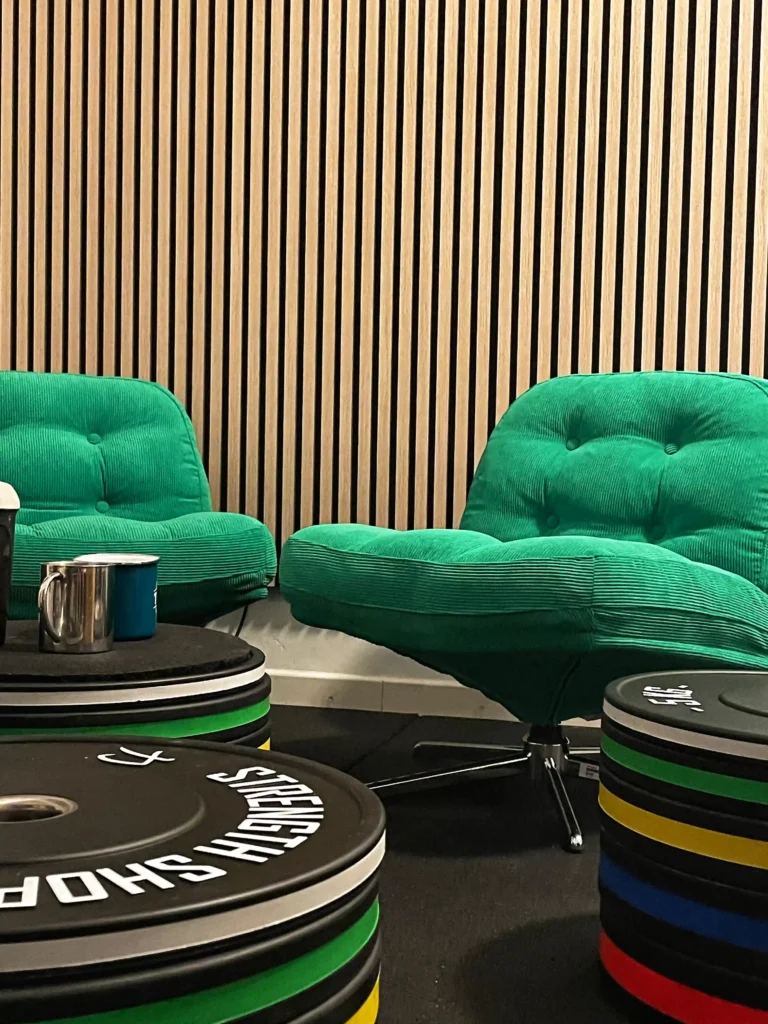 Sitzecke in der Kraftbox