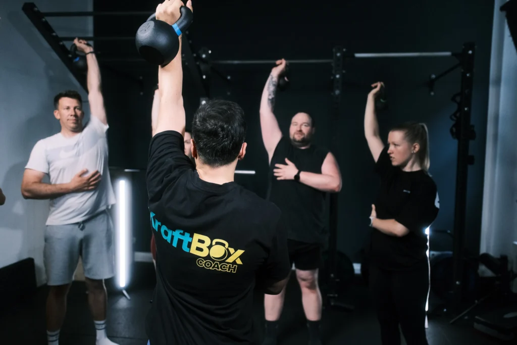 Kettlebell Gruppentraining mit Coach Volker in der KraftBox